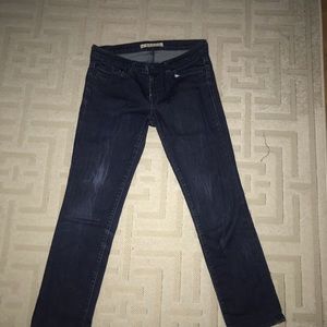 J Brand Jeans, lightly distressed
